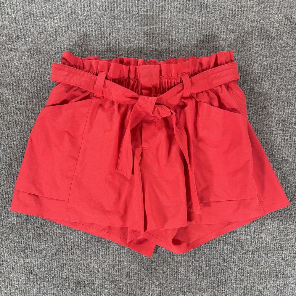 Athleta Skyline Shorts Red Womens Size 8 Tennis Golf 292922-05